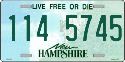 NH license plate 1145745