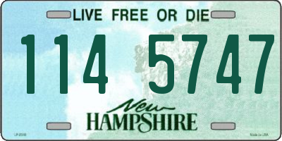 NH license plate 1145747