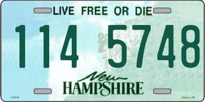 NH license plate 1145748