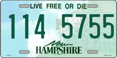 NH license plate 1145755