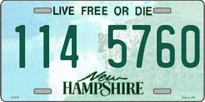 NH license plate 1145760