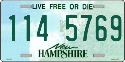 NH license plate 1145769