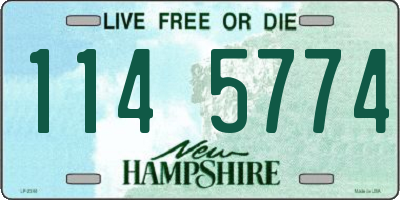 NH license plate 1145774