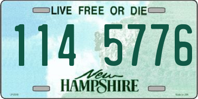 NH license plate 1145776