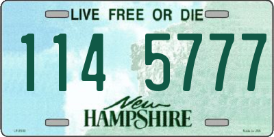 NH license plate 1145777