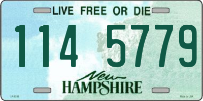 NH license plate 1145779