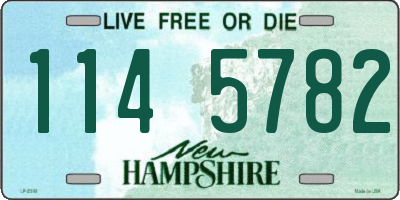 NH license plate 1145782