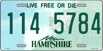 NH license plate 1145784