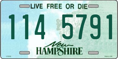 NH license plate 1145791