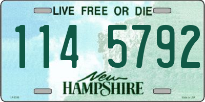 NH license plate 1145792