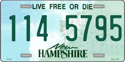 NH license plate 1145795