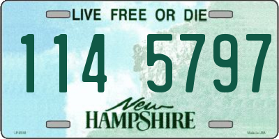 NH license plate 1145797