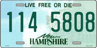 NH license plate 1145808