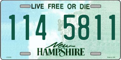 NH license plate 1145811