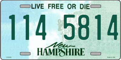 NH license plate 1145814