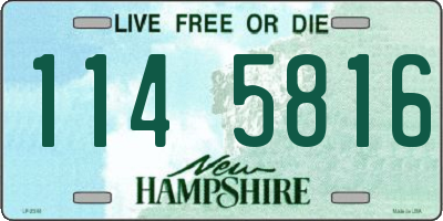NH license plate 1145816