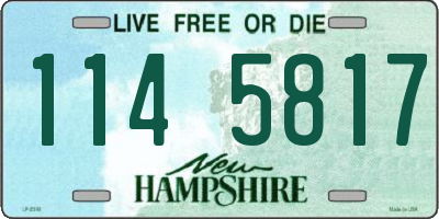 NH license plate 1145817