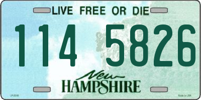 NH license plate 1145826
