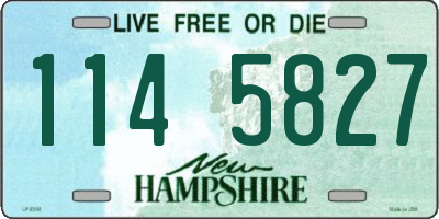 NH license plate 1145827