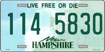 NH license plate 1145830