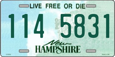 NH license plate 1145831