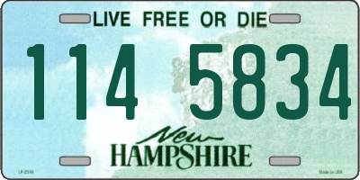 NH license plate 1145834