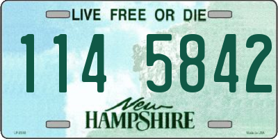 NH license plate 1145842