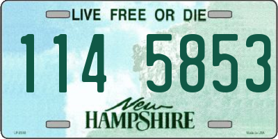 NH license plate 1145853