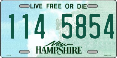 NH license plate 1145854