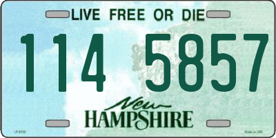 NH license plate 1145857