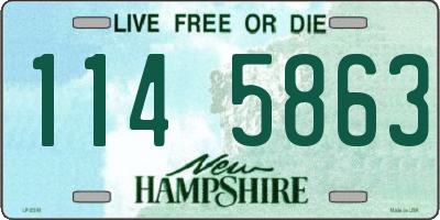 NH license plate 1145863