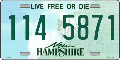 NH license plate 1145871