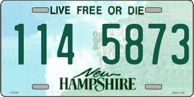 NH license plate 1145873