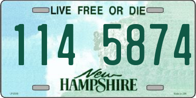 NH license plate 1145874