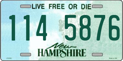 NH license plate 1145876