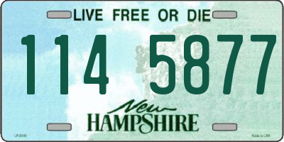 NH license plate 1145877