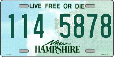 NH license plate 1145878