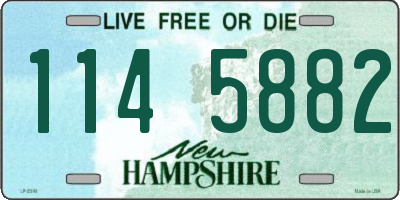 NH license plate 1145882