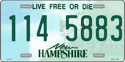 NH license plate 1145883