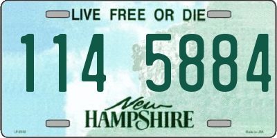 NH license plate 1145884