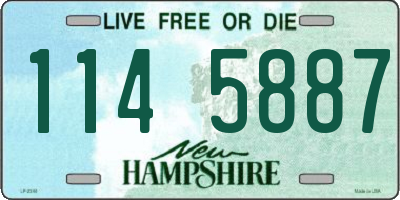 NH license plate 1145887
