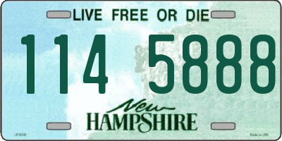 NH license plate 1145888