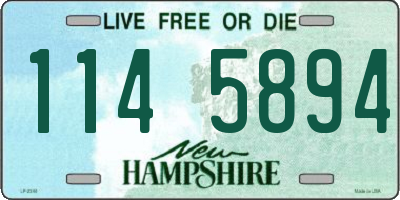 NH license plate 1145894
