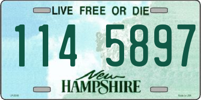 NH license plate 1145897
