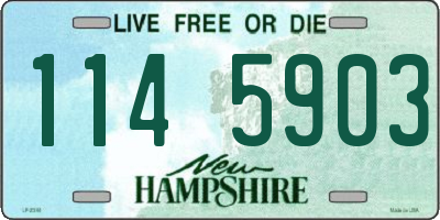NH license plate 1145903