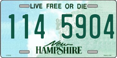 NH license plate 1145904