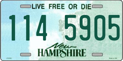 NH license plate 1145905