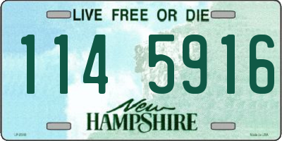 NH license plate 1145916