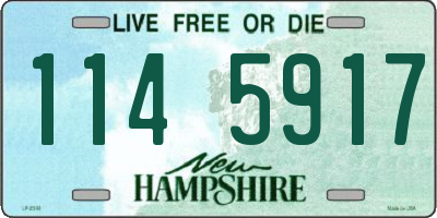 NH license plate 1145917