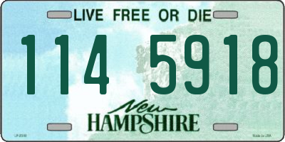 NH license plate 1145918